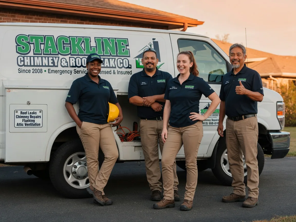 Chimney flashing repair company in Rossburg, OH
